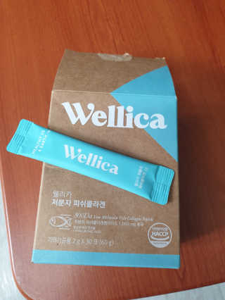 웰리카 저분자 피쉬 콜라겐 — 5점을 준 리뷰어가 2020년 10월 올린 사용 사진