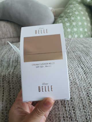 디어벨르 크림쿠션 DEAR BELLE CREAM COUSION — 5점을 준 리뷰어가 2020년 8월 올린 사용 사진