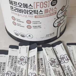 서울약사신협_FOS프리바이오틱스플러스쿠앤크_5gX100포 — 5점을 준 리뷰어가 2020년 4월 올린 사용 사진
