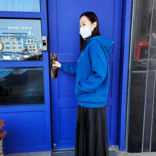 브랜디드라이프스타일코리아 행텐 헤리티지 후드 티셔츠 / 후드집업 — 4점을 준 리뷰어가 2020년 11월 올린 사용 사진