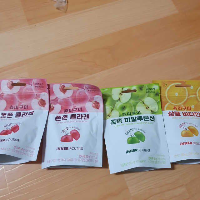 이너루틴 츄미구미 3종 리뷰 사진