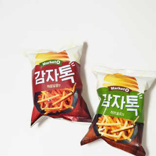 마켓오 감자톡 허브솔트맛/매콤달콤맛 — 4.5점을 준 리뷰어가 2020년 6월 올린 사용 사진
