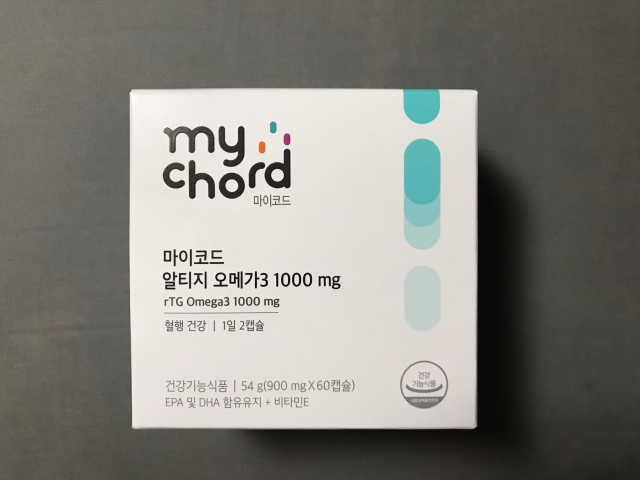 마이코드 알티지 오메가3 1000 mg 리뷰 사진
