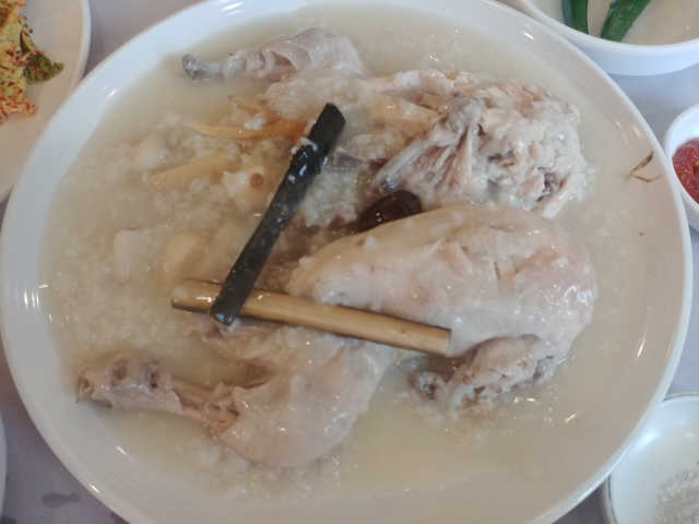 [장수촌 의왕청계점] 누룽지 닭백숙 2인 리뷰 사진