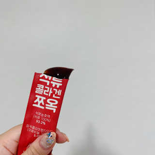 조은약초 석류콜라겐 석류즙 석류쪼옥 젤리 스틱 15포 x 20g — 5점을 준 리뷰어가 2020년 8월 올린 사용 사진