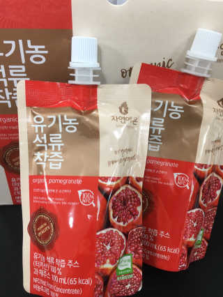 자연에온 유기농 석류 착즙 100mL 10개입 2BOX — 5점을 준 리뷰어가 2020년 11월 올린 사용 사진
