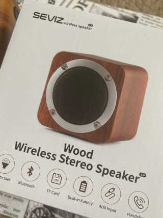 SEVIZ MINI10W 레트로 블루투스 스피커 — 5점을 준 리뷰어가 2020년 8월 올린 사용 사진