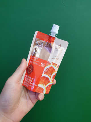 자연에온 핑크 자몽 착즙 100mL 10개입 2BOX — 4.5점을 준 리뷰어가 2020년 11월 올린 사용 사진