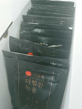 [시즌6] 이경제 더힘찬녹용 1개월분 — 5점을 준 리뷰어가 2020년 7월 올린 사용 사진