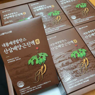 서울약사신협 약사신협_산삼배양근 진액_70ml x 30포 — 5점을 준 리뷰어가 2020년 9월 올린 사용 사진