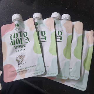 [꾸콤] 참참 OOTD쉐이크 담백한 일주일세트 50g x 5 — 5점을 준 리뷰어가 2020년 10월 올린 사용 사진