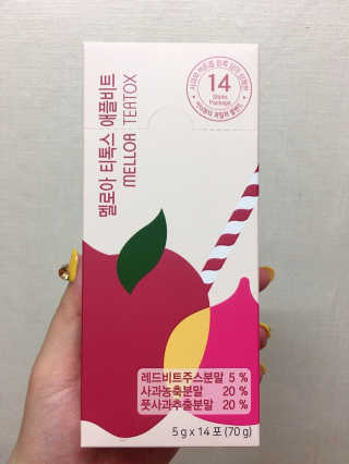 멜로아티톡스 애플비트, 진저라임 상큼하게 가벼워질 땐 멜로아티톡스 애플비트 진저라임 — 5점을 준 리뷰어가 2020년 5월 올린 사용 사진