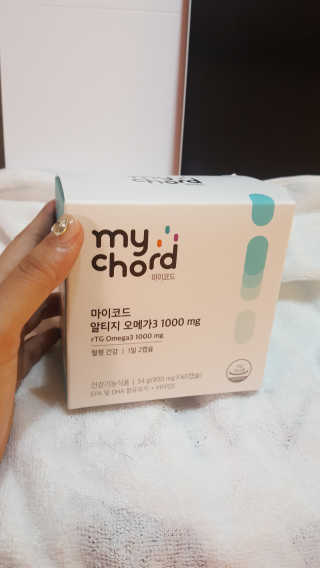 JW중외제약 마이코드 알티지 오메가3 1000 mg — 5점을 준 리뷰어가 2020년 9월 올린 사용 사진