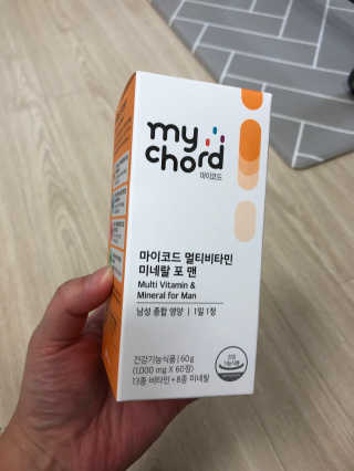 JW중외제약 마이코드 멀티비타민미네랄 포 맨 — 5점을 준 리뷰어가 2020년 9월 올린 사용 사진