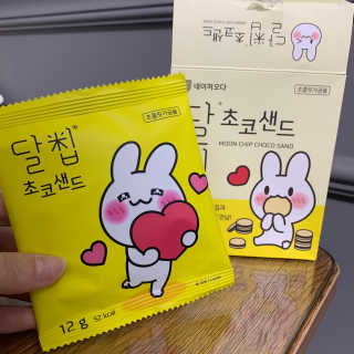 네이처오다 달칩 초코샌드 — 5점을 준 리뷰어가 2020년 8월 올린 사용 사진
