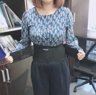 필캣 허리보호대 Ⅰ — 5점을 준 리뷰어가 2020년 5월 올린 사용 사진