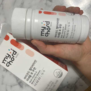 JW중외제약 마이코드 멀티비타민미네랄 포 우먼 — 5점을 준 리뷰어가 2020년 8월 올린 사용 사진