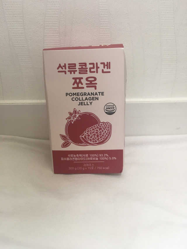 석류콜라겐 석류즙 석류쪼옥 젤리 스틱 15포 x 20g 리뷰 사진