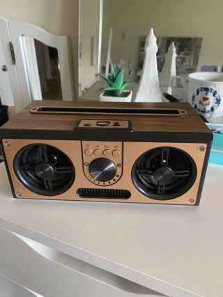 SEVIZ RETRO20W 레트로 블루투스 스피커 — 5점을 준 리뷰어가 2020년 7월 올린 사용 사진