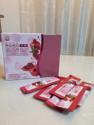 헬스업_쁘띠쁘띠석류콜라겐젤리_20g x 14포 — 5점을 준 리뷰어가 2020년 8월 올린 사용 사진
