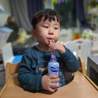 남양유업 [ 아인슈타인 ] 머리가 마시는 아인슈타인 킨더밀쉬 — 4.5점을 준 리뷰어가 2020년 5월 올린 사용 사진