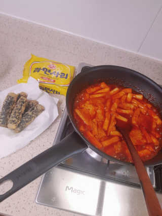 화곡미담 옛날 떡볶이 — 5점을 준 리뷰어가 2020년 4월 올린 사용 사진