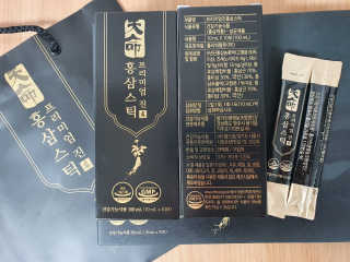 헬스업_천명진프리미엄홍삼스틱_10ml x 30포 — 5점을 준 리뷰어가 2020년 8월 올린 사용 사진