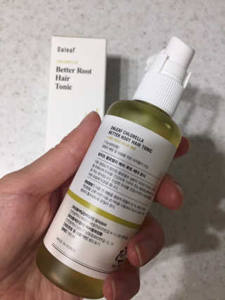 달리프 클로렐라 베러 루트 헤어토닉 100ml — 5점을 준 리뷰어가 2020년 10월 올린 사용 사진