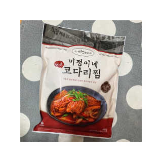 미정이네 코다리찜 [미정이네] 코다리찜 간편식 요리키트 — 5점을 준 리뷰어가 2020년 4월 올린 사용 사진