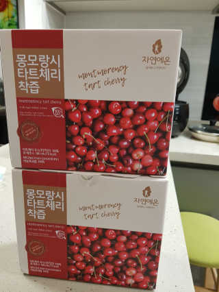 자연에온 몽모랑시 타트체리 착즙 100mL 10개입 2BOX — 5점을 준 리뷰어가 2020년 10월 올린 사용 사진