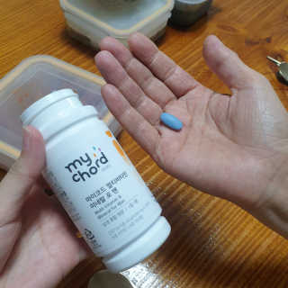 JW중외제약 마이코드 멀티비타민미네랄 포 맨 — 5점을 준 리뷰어가 2020년 8월 올린 사용 사진