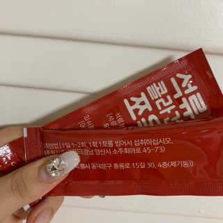 조은약초 석류콜라겐 석류즙 석류쪼옥 젤리 스틱 15포 x 20g — 5점을 준 리뷰어가 2020년 8월 올린 사용 사진