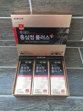서울약사신협_투데이홍삼정플러스스틱_10g x 30포 — 5점을 준 리뷰어가 2020년 11월 올린 사용 사진