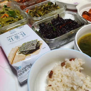 한촌몰 바다공작소 전통김_명품돌김세트 — 5점을 준 리뷰어가 2020년 10월 올린 사용 사진