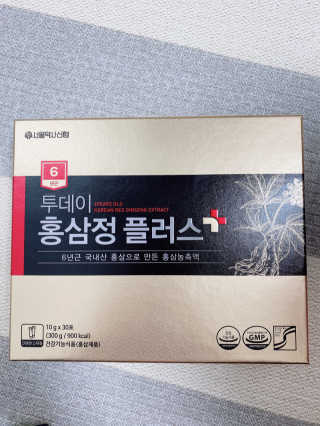 서울약사신협_투데이홍삼정플러스스틱_10g x 30포 — 5점을 준 리뷰어가 2020년 12월 올린 사용 사진