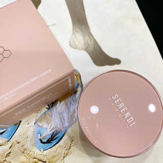 세렌디뷰티 레드 프로폴리스 하이 커버링 트리플 쿠션 — 4점을 준 리뷰어가 2020년 8월 올린 사용 사진