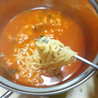 [풀무원] 자연은맛있다 정면, 백면, 홍면  세트 — 5점을 준 리뷰어가 2020년 9월 올린 사용 사진