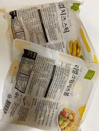가치식탁 리얼치즈스틱, 리얼크림치즈볼 — 3점을 준 리뷰어가 2020년 8월 올린 사용 사진