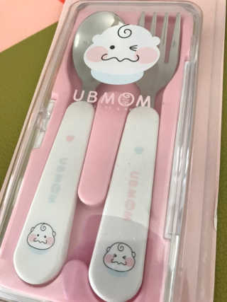유비맘 스푼포크 케이스 세트 1+1 _컬러랜덤 발송 — 5점을 준 리뷰어가 2020년 8월 올린 사용 사진