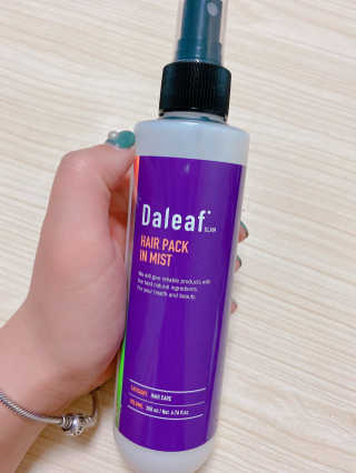 달리프 글램 헤어팩 인미스트 200ml — 5점을 준 리뷰어가 2020년 11월 올린 사용 사진