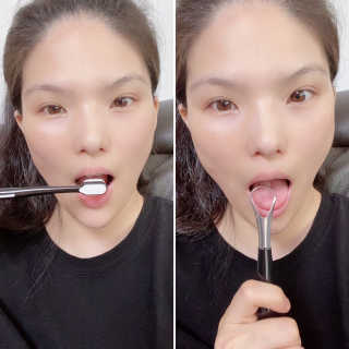 덴탈아이디어 미세모 만모칫솔 2p + 스텐 혀클리너 2p — 4점을 준 리뷰어가 2020년 8월 올린 사용 사진