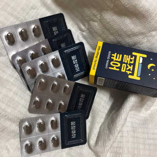 조은약초 꿀잠큐어 제주 감태추출물 감태정 600mg — 5점을 준 리뷰어가 2020년 7월 올린 사용 사진