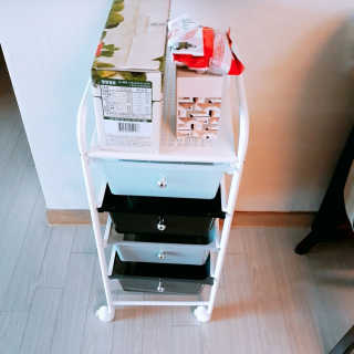 바네스데코 DIY 다용도 이동식 4단 수납 트롤리 서랍장 — 5점을 준 리뷰어가 2020년 7월 올린 사용 사진