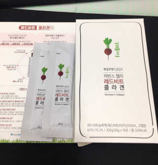유유네이처 머빈스 젤리 레드비트 콜라겐 — 5점을 준 리뷰어가 2020년 6월 올린 사용 사진