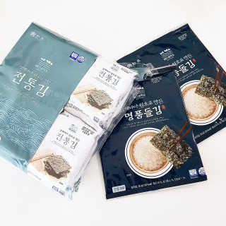 한촌몰 바다공작소 전통김_명품돌김세트 — 5점을 준 리뷰어가 2020년 10월 올린 사용 사진