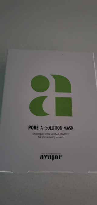 Avajar A-Solution 마스크 — 5점을 준 리뷰어가 2021년 1월 올린 사용 사진