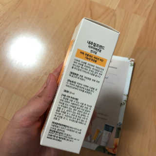 내추럴프렌드 아쿠아 에센셜 썬크림 — 5점을 준 리뷰어가 2020년 9월 올린 사용 사진