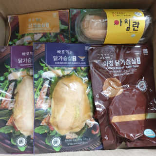 바로 먹는 아침 실온보관 닭가슴살 6종 — 5점을 준 리뷰어가 2020년 9월 올린 사용 사진