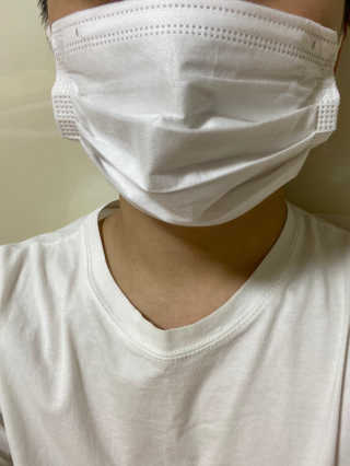 고세이프 마스크 50개입 + 실리콘 마스크 스트랩 — 5점을 준 리뷰어가 2020년 11월 올린 사용 사진