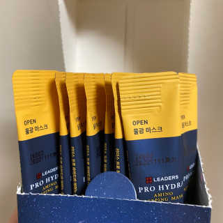 리더스코스메틱 리더스 프로 하이드라 아미노 슬리핑 마스크 — 5점을 준 리뷰어가 2020년 8월 올린 사용 사진